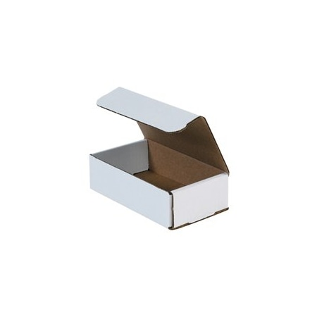 Bubblefast 50-7 x 4 x 2'' White Corrugated Mailers, 50PK BFM742