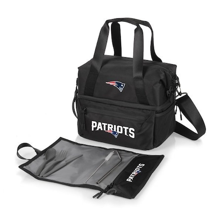 Picnic Time Family Of Brands NFL New England Patriots - Tarana Recycled Lunch Bag Cooler with Utensils 515-01-179-194-2