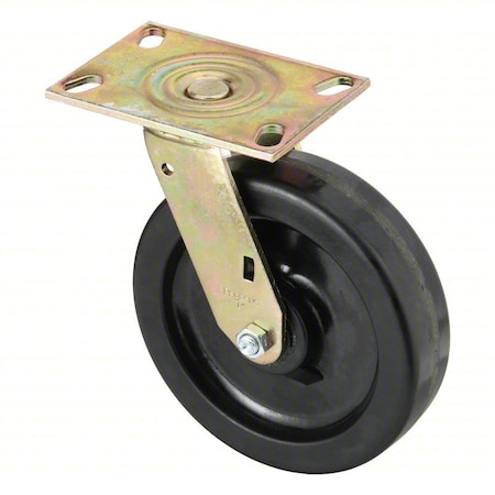 Zoro Select Plate Caster, Swivel, Phenolic, 9 1/2"H P21S-PH080R-16-YZ