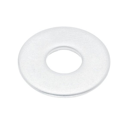 Zoro Select Flat Washer, For Screw Size M10 , PTFE Not Applicable Finish, 10 PK WASBM10RPTFE