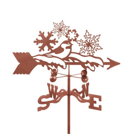 Ez Vane Snowflakes Weathervane with Deck Mount EZ1806-DK