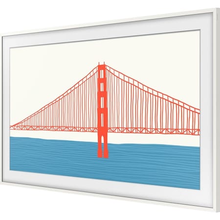 Samsung 2021/22 75-in. The Frame Customizable Bezel Modern White Contemporary Wall Mountable TV Frame VG-SCFA75WT