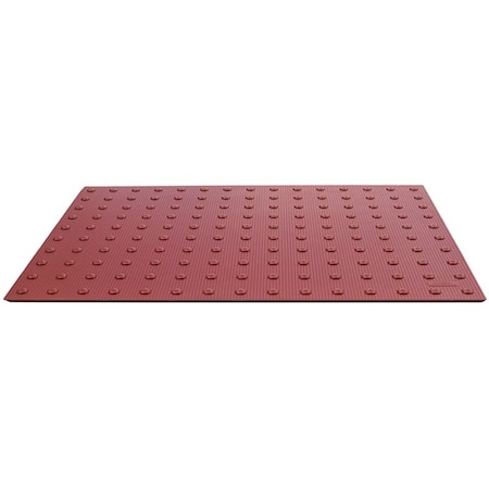 Ada Solutions ADA Cast-In-Place Truncated Dome 2' x 5' Brick Red 2460IDPAV2BR