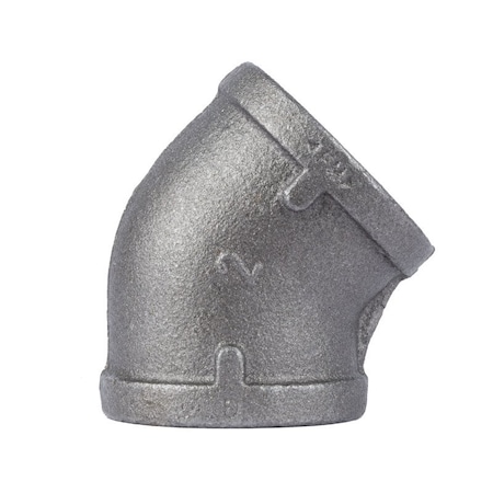 Stz Industries 2 in. FIP each X 2 in. D FIP Black Malleable Iron 45 Degree Elbow 501432