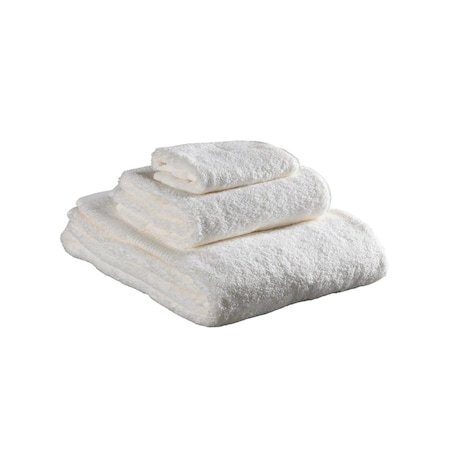 Homeroots Set of Three White Cotton Quick Dry Terry Cloth Towels, 3PK 700324