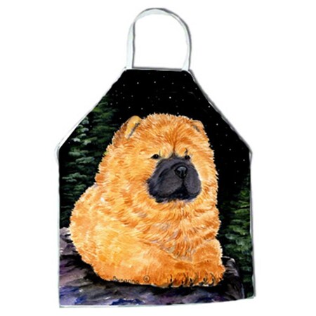 Carolines Treasures Starry Night Chow Chow Apron - 27 x 31 in. SS8489APRON