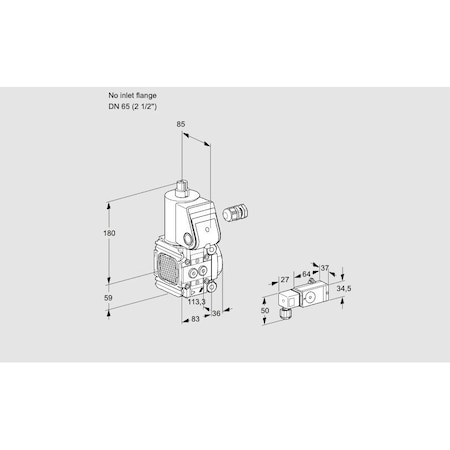 Honeywell Kromschroder VAS3-/65R/NW KS88005957