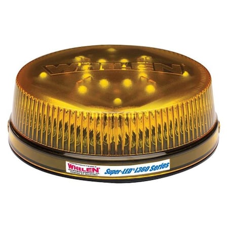 Whelen Engineering LED Beacon Sae Class 1 Permanent - Amber WHEL32LAF