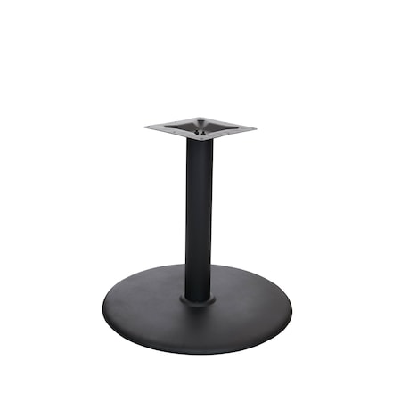 Bfm Seating Stamped Steel - 30in Round Base - Dining Height - 4in Column - 11 7/8in Bolt-On Top Plate STB-304RBP