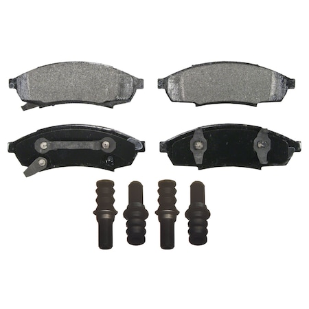 Wagner Brake QuickStop Front Disc Brake Pad Set Semi-Metallic,  ZX376