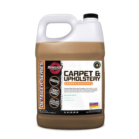Renegade Products Usa Carpet & Upholstery Shampoo 1 Gallon LFGBS204G01