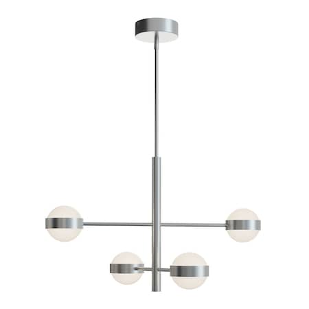 Afx Verona 4in Light LED Pendant Light, Satin Nickel VRNP2X4LAJUDSN