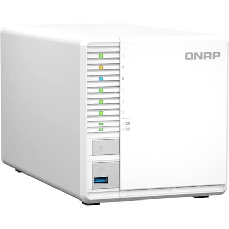 Qnap 3-BAY HIGH-PERFORMANCE DESKTOP NAS WITH INTEL CELERON 4-CORE N5105/N5095, 8 TS-364-8G-US