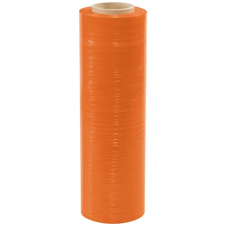 Non-Branded 18in x 59 Gauge x 1500ft Orange Color-Tinted Hand Stretch Film, 4PK SF1859TORANG