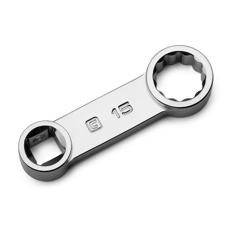 Capri Tools 3/8 in. Drive 15 mm Torque Adapter, 12-Point Box End CP31510-M15