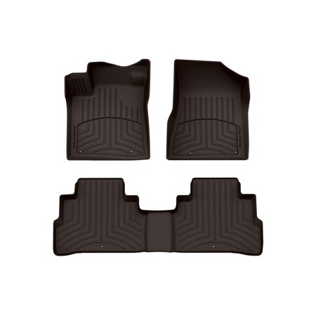 Weathertech Cocoa, Front and Rear FloorLiner HP 4713881-4715242IM