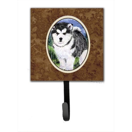 Carolines Treasures Alaskan Malamute Leash Holder Or Key Hook SS8027SH4