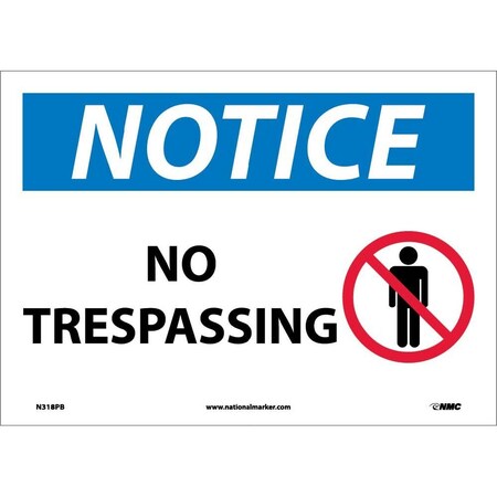 Nmc Notice No Trespassing Sign, N318PB N318PB