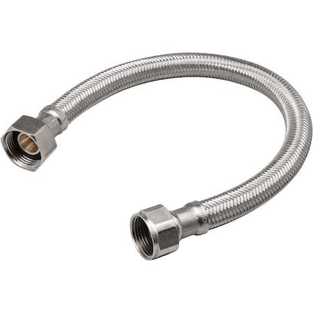 Do It Best ProLine 3/4'' FIP x 5/8'' COMP x 18'' Braided Stainless Steel Water Heater Connector 496-240