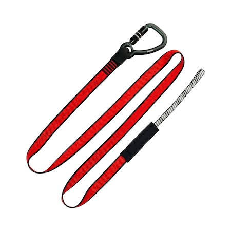 Gripps Webbing Tether Heavy-Duty Dual-Action Carabiner, Carton, 100PK H01076-100