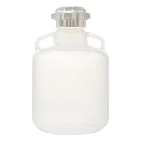 Zoro Select Carboy, Polypropylene, 410 mm H, Colorless 155-B117-FLS