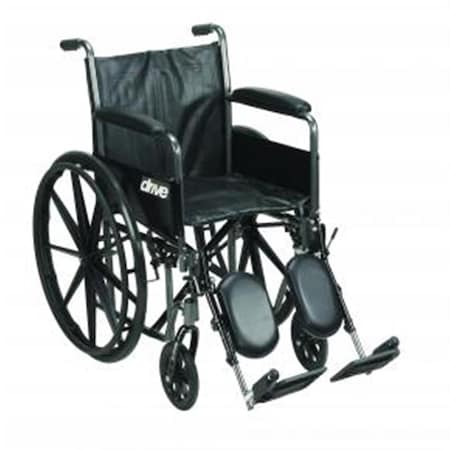 Refuah Silver Sport Reclining Wheelchair with Elevating Leg Rests, Seat RE492462