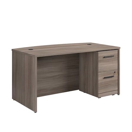 Officeworks By Sauder Affirm 60 in. Bow & 2 Drwr Ped He Ste A2 431828