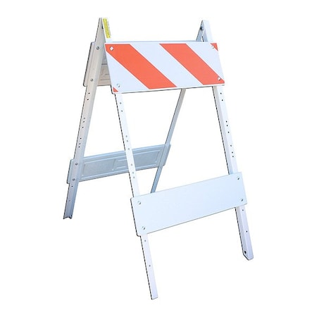 Traffix Devices/Vizcon TrafficBarricade, White, 24 inW, 48 inH 35208-EG14-G