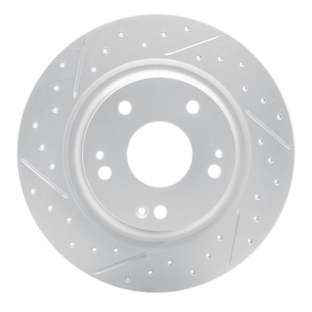 Dynamic Friction Co DFC Geoperformance Rotor - Drilled and Slotted 830-59068L