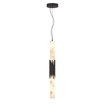 Euf Venna, Pendant , 29", Urban Bronze, Alabaster 50354-016