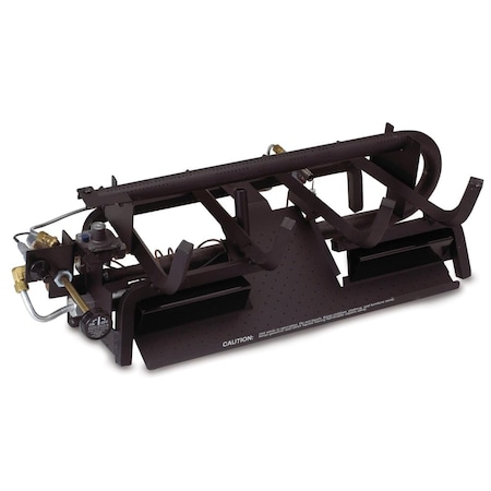 Cunningham Gas Products Real Fyre G10-24-30-P 24 & 30 in. G10 Series Vent Free Burner  Match Lit for Liquid Propane Gas G10-24/30-P