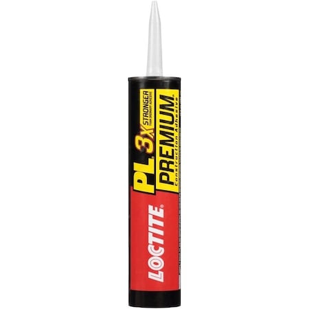 Loctite Construction Adhesive, White, 6 oz, Tube 1390595
