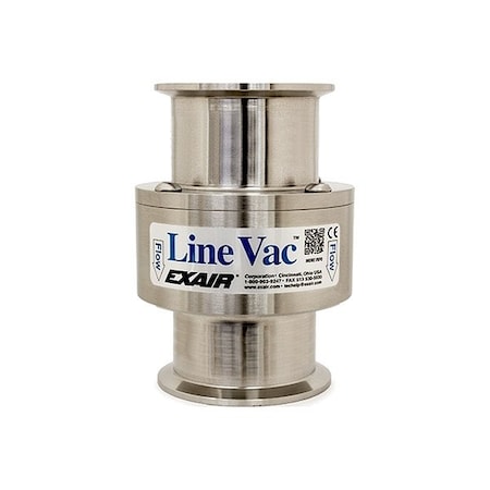 Exair SS Sanitary Flange Line Vac 161300-316