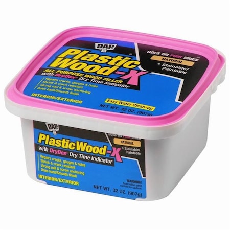Plastic Wood-X Qt Dap Stainable Wood Filler with DryDex 543