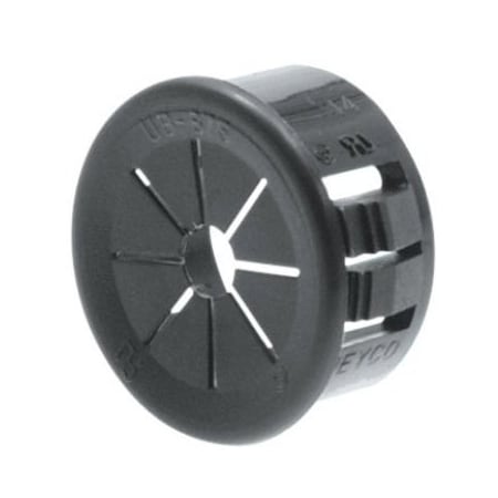 Heyco Universal Bushing Black, 0.875 in. Hole, 50PK 2119