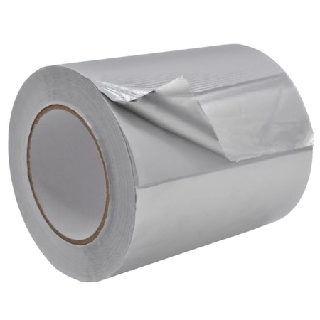 Wod Tape AFT20R Premium Grade Aluminum Foil Tape Multipurpose for HVAC and Insulation: 4 in. x 50 yds, 12PK WOD AFT20R-04000-12-50-SIL