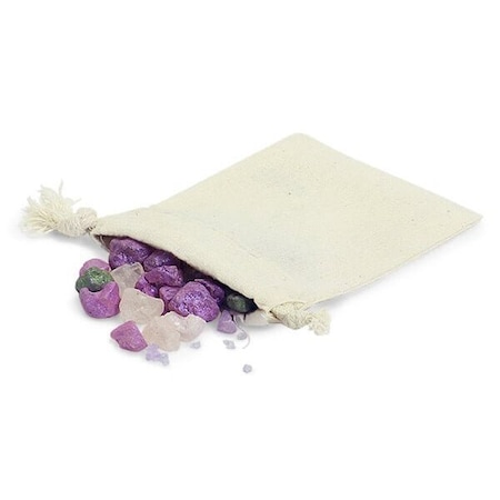 Nashville Wraps Cotton Favor Bags with Drawstrings, X-Small 3x4, 12PK 83403