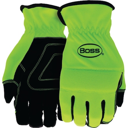 Boss Mens Medium Synthetic Leather High Dexterity Task Glove B52121-M