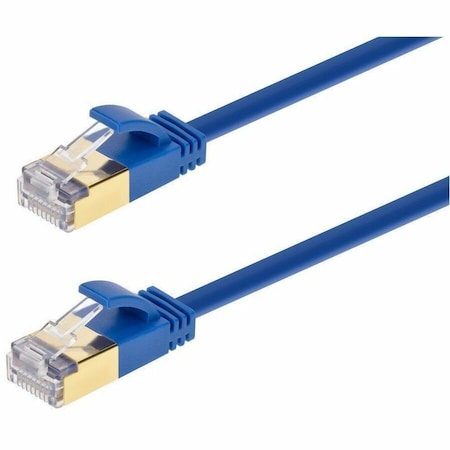 Monoprice SlimRun Cat6A Ethernet Patch Cable - Snagless RJ45_ Stranded_ S/STP_ P 27483