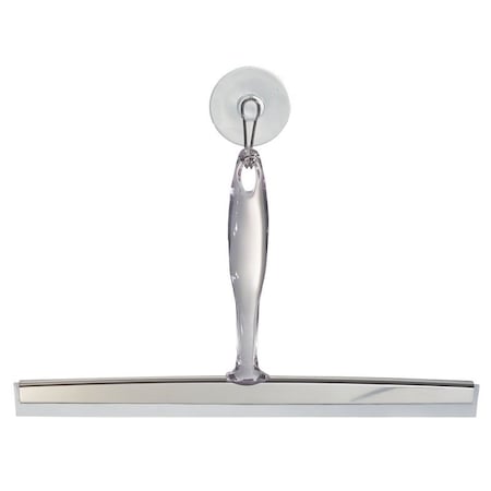 Idesign Shower Squeegee, 12 in Blade, 712 in OAL, Clear 58740