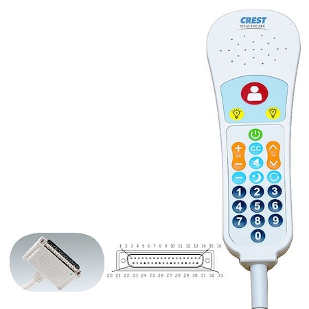 Crest Healthcare Pillow Speaker, 8 ft Cable L ET3701EXAEA827ZJ1