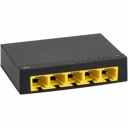 Monoprice 5-Port 10/100/1000Mbps Gigabit Ethernet Unmanaged Switch 41712