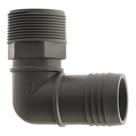 Westlake Pipe & Fittings Boshart Industries 1-1/2 in. MPT X 1-1/2 in. D Insert Polypropylene Combination Elbow 1 pk UPPME-15