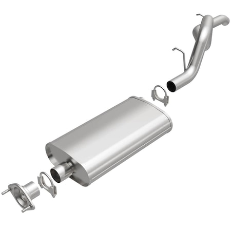 Bre Exhaust Exhaust System, Aluminized Steel; With Muffler; 2-1/4 Inch Pipe Diameter; Single Exhaust 106-0002