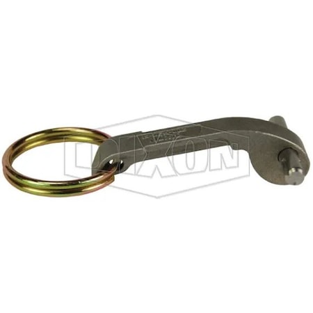 Dixon Cam and Groove Tube Handle, 3 in, 316 SSss Steel 300-HSCRP-SI