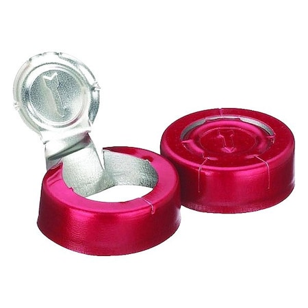 Wheaton Lab Bottle Caps, Red, 20 mm Dia, PK1000 224193-06