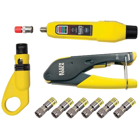 Klein Tools Coax Cable Installation & Test Kit VDV002-818