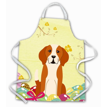 Carolines Treasures Easter Eggs English Foxhound Apron BB6110APRON