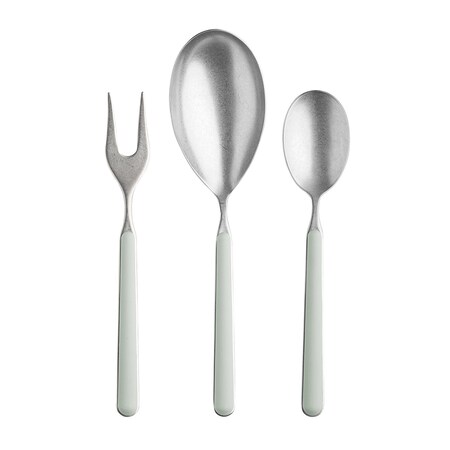 Mepra Fantasia Pewter Serving Set - 3 Pieces - Sage 10S622003P