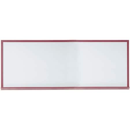 Aarco Architectural High Performance White Porcelain Markerboard w/ Wood Grained Aluminum Trim 420WD48120
